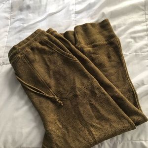 Free people green joggers